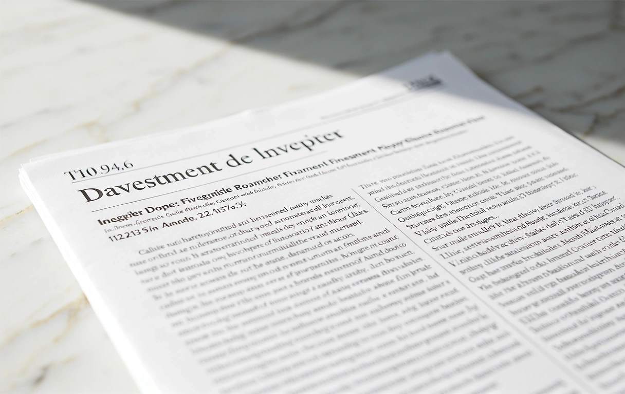 Relatório de investimentos profissional